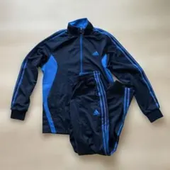 adidas ジャージ上下セット 紺/青