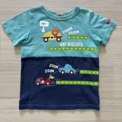 HOT BISCUITS 車のイラスト Tシャツ 110cm