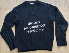 【UNIQLO✖️JW ANDERSON】　コラボニット　黒　Lサイズ