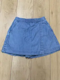 ユニクロ　デニム風　スカートズボン　130cm