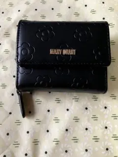 MARY QUANT ブラック三つ折り財布　箱なし