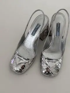 PRADA スクエアトゥパンプス