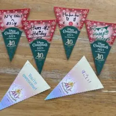 Disneyクリスマス2023 40周年ガーランドシール