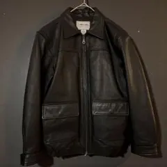 90s 本革 vintage cherokee A-2 ジャケット ブラック L