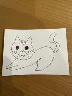 幸運を運ぶ猫 イラスト