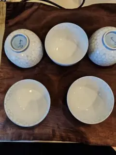 レア？有田焼　杢右衛門　湯呑み　5客
