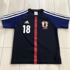 adidas 日本代表 サッカーウェア 130 18番　ユニフォーム キッズ