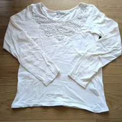 earth music&ecology レース長袖Tシャツ