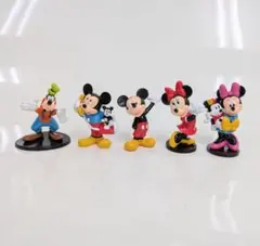 【新品・未使用】ミッキー・ミニー・グーフィー フィギュア5体セット