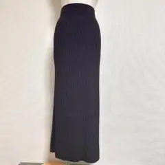 美品 JOURNAL STANDARD 24SS プレーティングリブスカート