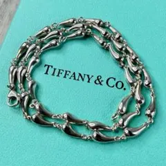 美品 Tiffany ティアドロップ Vintage ネックレス シルバー 希少