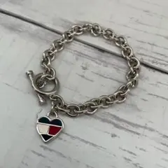 620.Tommy Hilfiger ハート型チャームブレスレット シルバーのサムネイル