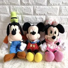 希少 ヴィンテージ ディズニー ぬいぐるみ 3点 マテル ミッキー グーフィー 希少 ヴィンテージ ディズニー ぬいぐるみ 3点 マテル ミッキー