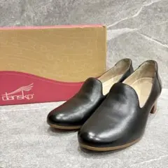箱付き☆HIMIKO ヒミコ フラット パンプス スクエアトゥ Vカット