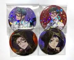 ツイステ　缶バッジ　トレイ・クローバー、ジェイド・リーチ