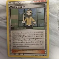 ポケモンカード Cedric Juniper アララギパパ海外版 110/113
