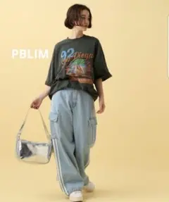 PBLIMレトロサマービッグT