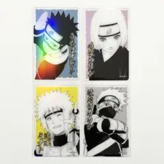NARUTO ホロクリアカード カカシ オビト ミナト リン 4枚セット