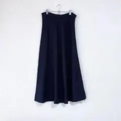 【新品タグ付き】TALBOTS／ニットロングスカート／ネイビー／XLのサムネイル