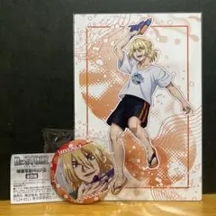 Dr STONE 特典ポストカード　場面写缶バッジ2 七海龍水　セット