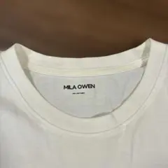 Mila Owen ホワイト Tシャツ