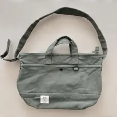美品 niko and × Relate オリーブグリーン トートバッグ