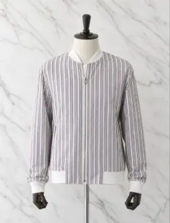 ZARA MAN ストライプ ブルゾン Lサイズ