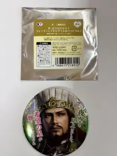 真・三國無双8 トレーディング ホログラム 缶バッジ Vol.2 諸葛亮