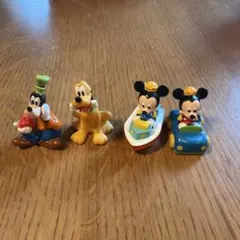 ディズニー フィギュア 4体セット レトロ - メルカリ