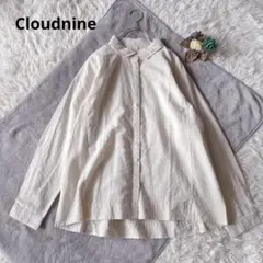 【未使用品】クラウドナイン　コットンリネンブラウス　アイボリー