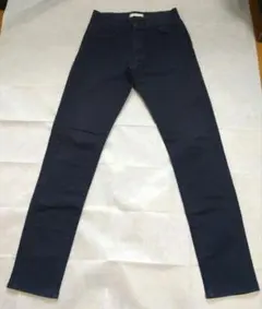 UNIQLO ストレッチスリムテーパード デニムパンツ 28インチ ネイビー