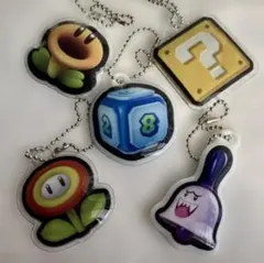 スーパーマリオ キーホルダー 5個セット
