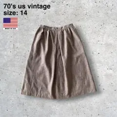 70's USA製 ウールスカート　Evan Piconeのサムネイル