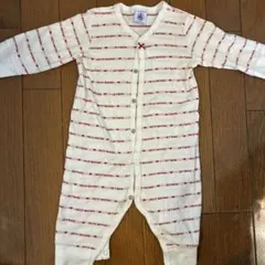 PETIT BATEAU ハート柄ロンパース 67cm