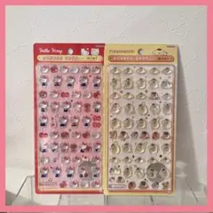 【正規品】ボンボンドロップシール　サンリオ　ミニ　キティ　プリン　セット
