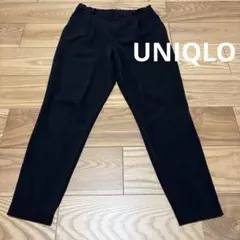 ブラックテーパードパンツ　レディース　ユニクロ