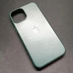 iPhone 13 mini 純正レザーケース　セコイアグリーン【おまけ付】