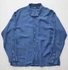 Polo by Ralph Lauren リネンシルク オープンカラー シャツのサムネイル