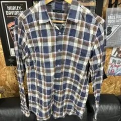 ESTNATION チェック柄 長袖シャツ