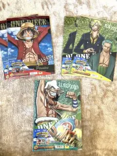 ワンピース　ONE PIECE 一番くじ　クリアファイル＆ステッカーセット