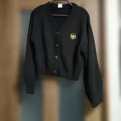 ちはる　アナ雪　しまむら　カーディガン　黒　ブラック　アレンデール　長袖　刺繍