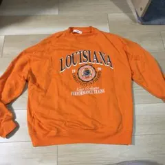 WEGO LOUISIANA トレーナー Mサイズ オレンジ