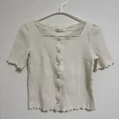 夏物SALE⭐︎試着のみ MAJESTIC LEGON♡パフスリーブ トップス