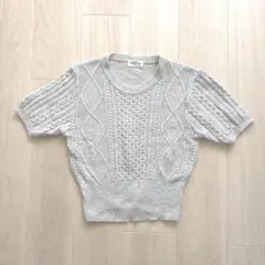 DEL LEI グレー半袖ニット