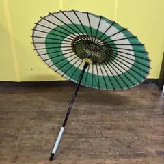 B-2 舞踊傘 蛇の目傘 輪柄 紫 白 日本舞踊 歌舞伎 演劇 和装撮影 番傘