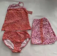 【新品未使用】日本製★150★セパレート水着（スカート付）パット付き取り外し可能