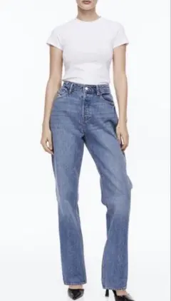 H&M ストレートデニム ブルー サイズ32