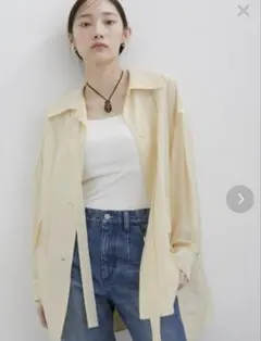 ADAM ET ROPÉ FEMMEセルロースリネンオーバーシャツのサムネイル