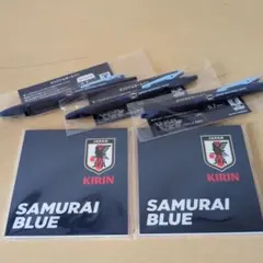SAMURAI BLUE×KIRIN　オリジナルボールペン&メモ帳
