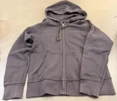 UNIQLO黒のフルジップパーカー Mサイズ　レディース